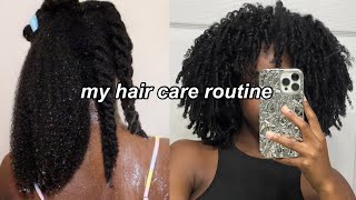 MY HAIR CARE ROUTINE FOR GROWTH ON NATURAL HAIR  type 4 ✨🙌🏾 [upl. by Sunny]