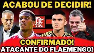 ACERTOU NESSE SÁBADO FLAMENGO OFICIALIZA ATACANTE NOVO TÉCNICO ÚLTIMAS NOTÍCIAS DO FLAMENGO HOJE [upl. by Bernetta]