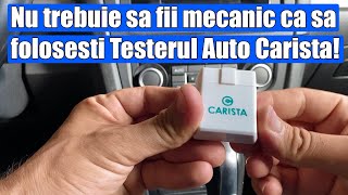 Testerul Auto Carista sterge erorile masinii seteaza functii noi sil poate folosi si un amator [upl. by Eulau]