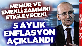 Memur Maaş Zammı ve Emekliye Zammı Etkileyecek 5 Aylık Enflasyon Rakamı Açıklandı [upl. by Tarrah]