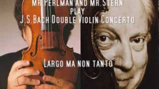 Itzhak Perlman and Isaac Stern play Bach Double Concerto 2 [upl. by Cyrano113]