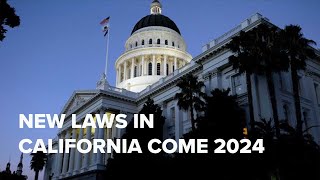 New laws in California 2024 Some of the laws going into effect on January 1 [upl. by Akisey]