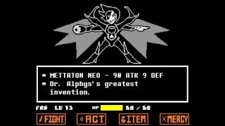 Undertale  Mettaton NEO Boss Fight [upl. by Cirderf]