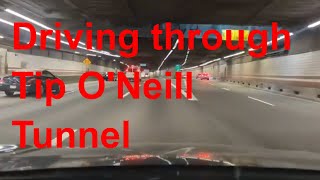 Driving Through Tip ONeill Tunnel  Boston Virtual Tour [upl. by Grassi]