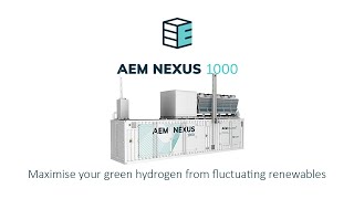 AEM Nexus 1000 How to produce MWscale green hydrogen with Enapter electrolysers [upl. by Aindrea]