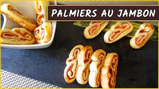 Recette des palmiers au jambon [upl. by Eidnim655]