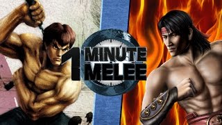 One Minute Melee S4 EP7  Fei Long vs Liu Kang Street Fighter vs Mortal Kombat [upl. by Elleral]