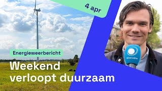 Energieweerbericht erg duurzaam weekend [upl. by Aelegna]