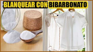 Cómo blanquear la ropa con bicarbonato [upl. by Notned]