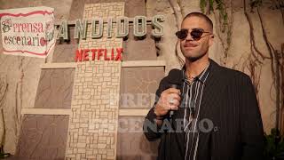 NICOLAS FURTADO  ENTREVISTA  BANDIDOS  SERIE  TELEVISION  NETFLIX [upl. by Tabatha]