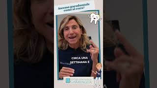 Ascesso parodontale ascesso gengivale come si cura dentista dentistry bustoarsizio [upl. by Norita]