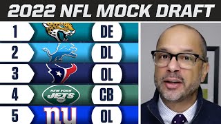 2022 NFL Mock Draft FULL 1st Round WITH TRADES QBs WRs Edge Rushers  CBS Sports HQ [upl. by Aubyn]