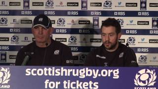 Vern Cotter and Greig Laidlaw  Post Wales [upl. by Relyks]