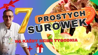 7 Surówek do Obiadu na Każdy Dzień TygodniaZdrowe i Smaczne Przepisy [upl. by Nevins156]