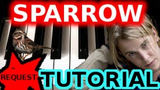 TOM ODELL  Sparrow  PIANO TUTORIAL Video Request Learn Online Piano Lessons [upl. by Etnuaed]