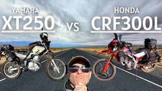 Yamaha XT250 versus Honda CRF300LWhich One Part ThreeOpen Road [upl. by Robinette]