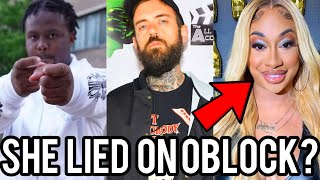 Transmission Says She Slept With Oblock Members Shoebox Baby Tells Adam22 Stop Playing With Him [upl. by Gifford]