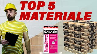 Top 5 Materiale de Constructii [upl. by Ttebroc]