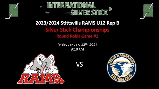 U12 RAMS Silver Stick Finals Round Robin game  2  New Hamburg Huskies [upl. by Renault]