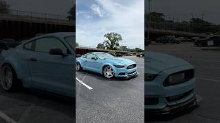 Bagged Mustang GT at Mustang Week 🏎️ [upl. by Marasco]