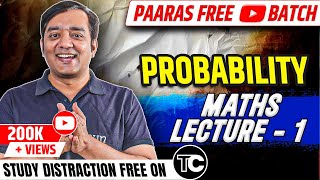 1  Probability  Introduction and Related Terms  IIT JEE Mathematics LECTURES [upl. by Lilia]