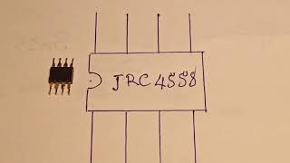 Circuit IC JRC 4558 pre amplifier [upl. by Tearle]