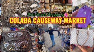 Colaba Causeway ShoppingBest Street Shopping In ColabaMumbaiColaba Causeway Market [upl. by Ettari]