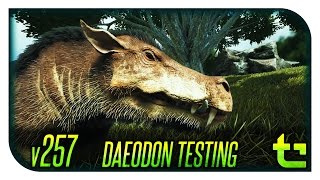 Ark Update v257  Daeodon Testing Easy Food Filling Method  TimmyCarbine [upl. by Ute]