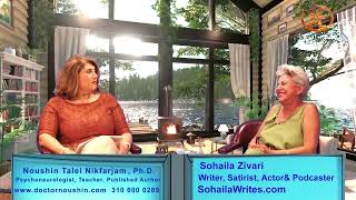 Asre Emrooz Tv Noushin Nikfarjam  PHD Psychology Sohaila Zivari  Writer Satirist [upl. by Jennine]