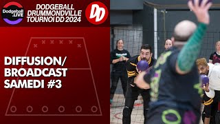 Tournoi Dodgeball Drummondville 2024 Tournament  diffusion 3 [upl. by Normand]