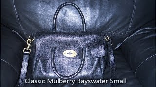 Mulberry Small Bayswater Mulberry Satchel Review [upl. by Altheta]