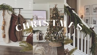 Christmas Decorate With Me 2023  Christmas Decorating Ideas  Decorating the Tree amp Living Room [upl. by Birck]