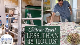 CHATEAU RESET Less than 48 Hours to Prepare for a Patron Weekend  Journey to the Château Ep 236 [upl. by Oilegor]