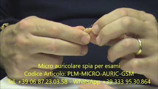 Micro auricolare spia per esami [upl. by Kingsley]