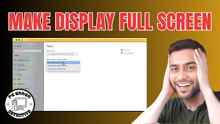 How to Make Display Full Screen in Windows 10 [upl. by Dewayne]