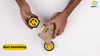 How to make an Obstacle Avoiding Robot  Sparklebox Robotics Kit  Robotics  Sparkle Box [upl. by Alaham]