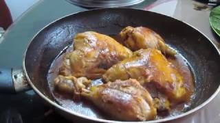 🍊 POLLO con salsa de NARANJA Fácil Sano y Barato [upl. by Ecarg]