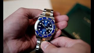 Rolex Submariner Date 126613LB Bluesy  WatchReviewBlogcom [upl. by Artema]