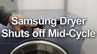 Samsung Dryer Shuts Off MidCycle  How to Troubleshoot [upl. by Dupin211]