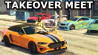 This TAKEOVER Car Meet Was Just Too Fun Chop Shop DLC [upl. by Saqaw]