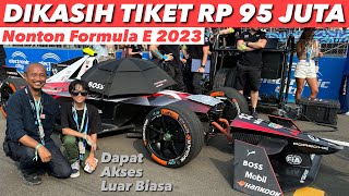 MERASAKAN CARA TERMEWAH NONTON FORMULA E JAKARTA 2023 [upl. by Nosned657]