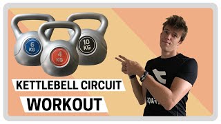 10 min KETTLEBELL WORKOUT CIRCUIT voor thuis [upl. by Charron]