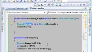 WPF multithread Application [upl. by Nnylassej]
