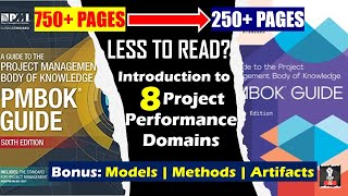 PMBOK 7th Edition 8 Performance Domains Models Methods and Artifacts  Less pages to read now [upl. by Nyrat]