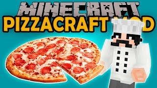 PIZZACRAFT MOD  Como hacer pizzas en minecraft RICO v  Minecraft mod 1122 Review ESPAÑOL [upl. by Ahter280]