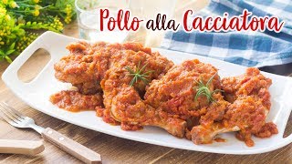 Pollo alla Cacciatora  Ricetta Facile Pollo in Padella  55Winston55 [upl. by Ynattib]