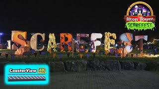 Alton Towers Scarefest 2023 4K [upl. by Etnahsa]