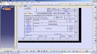CATIA V5 Title Block Automation [upl. by Eire291]