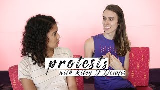 What to expect at a protest with Riley J Dennis [upl. by Kcirddet447]