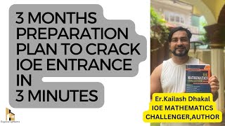 Excel Your 3 Months IOE Entrance Preparation In 3 Minutes By ErKailash Dhakal [upl. by Areit]